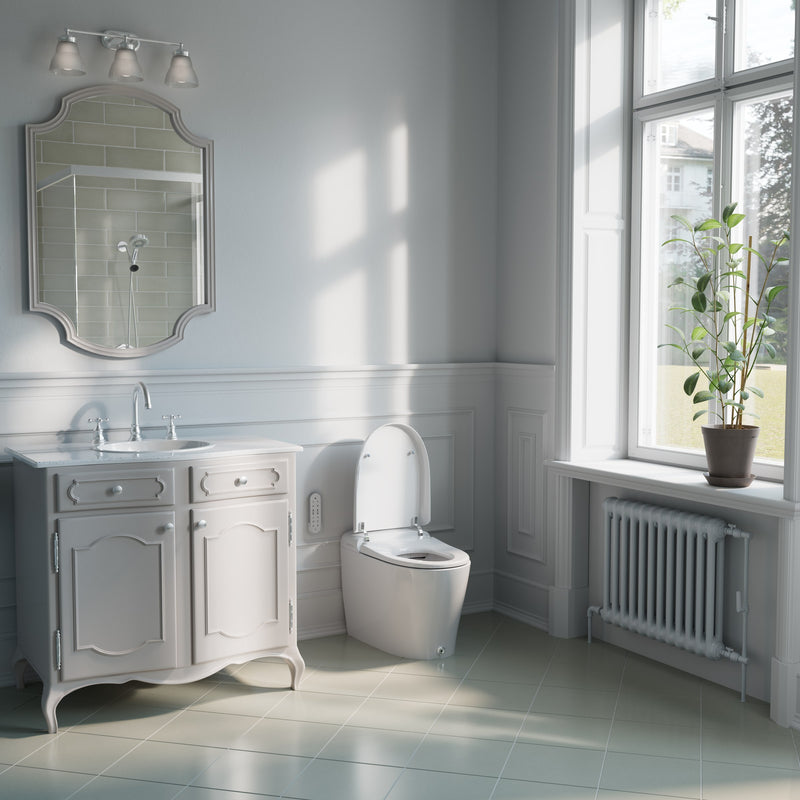 Brondell Coit KBT-900 Integrated Smart Bidet Toilet, Elongated, 1.28 GPF