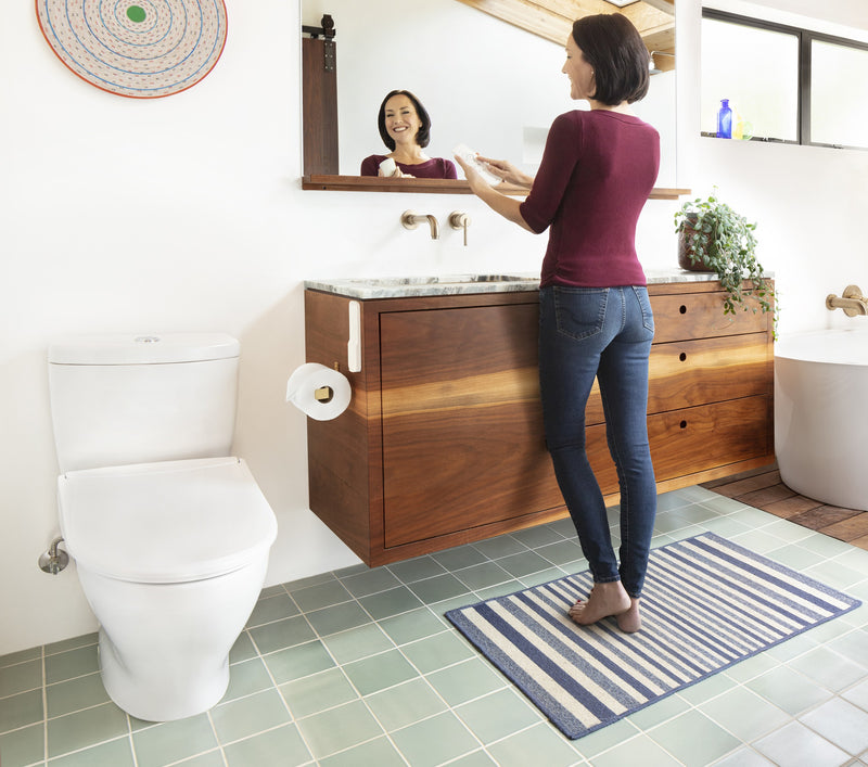 Brondell Swash Thinline T44 Luxury Bidet Toilet Seat with Remote, White