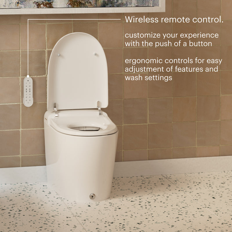 Brondell Coit KBT-900 Integrated Smart Bidet Toilet, Elongated, 1.28 GPF