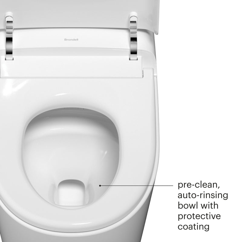 Brondell Coit KBT-900 Integrated Smart Bidet Toilet, Elongated, 1.28 GPF