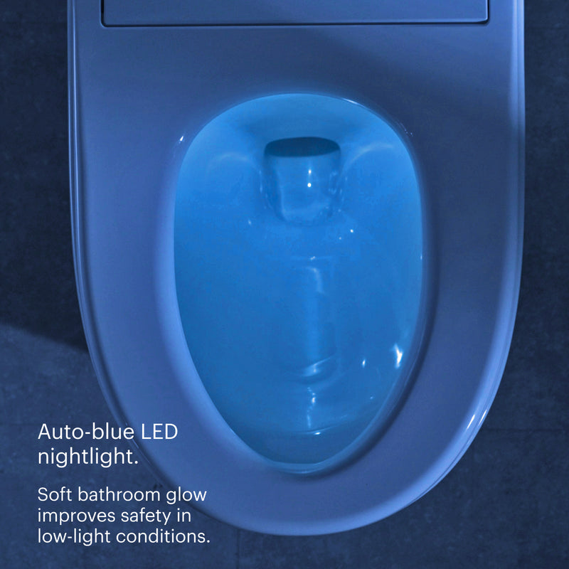 Brondell Coit KBT-900 Integrated Smart Bidet Toilet, Elongated, 1.28 GPF