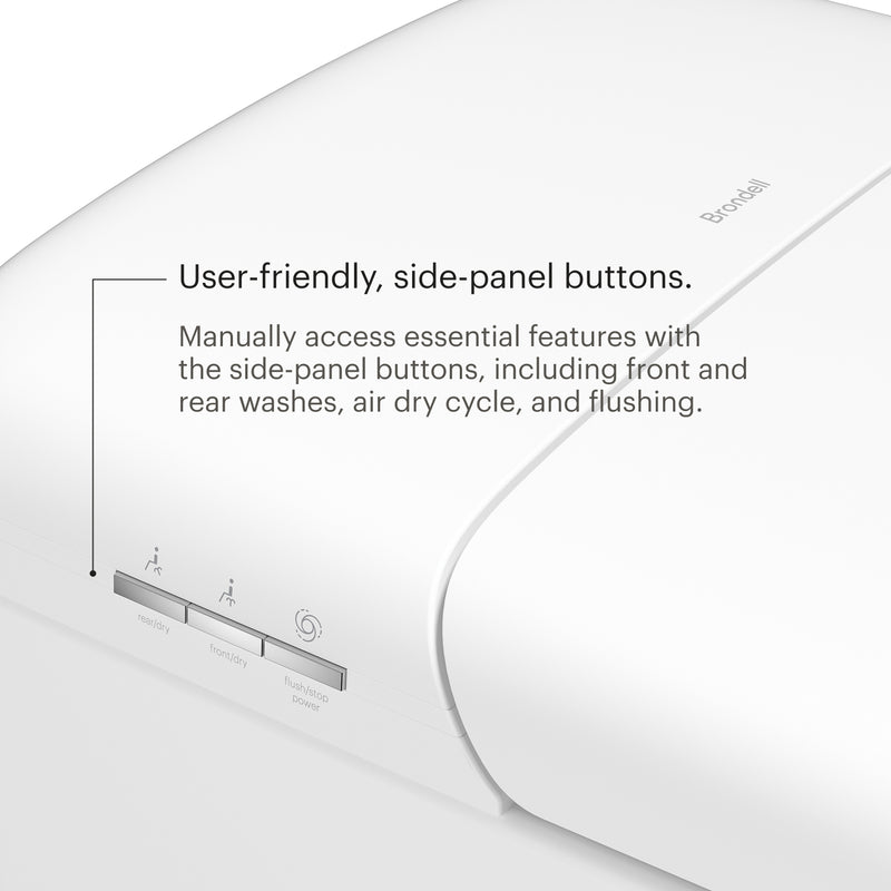 Brondell Coit KBT-900 Integrated Smart Bidet Toilet, Elongated, 1.28 GPF