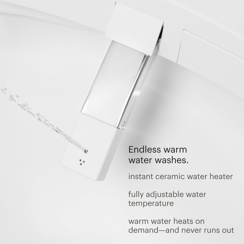 Brondell Coit KBT-900 Integrated Smart Bidet Toilet, Elongated, 1.28 GPF