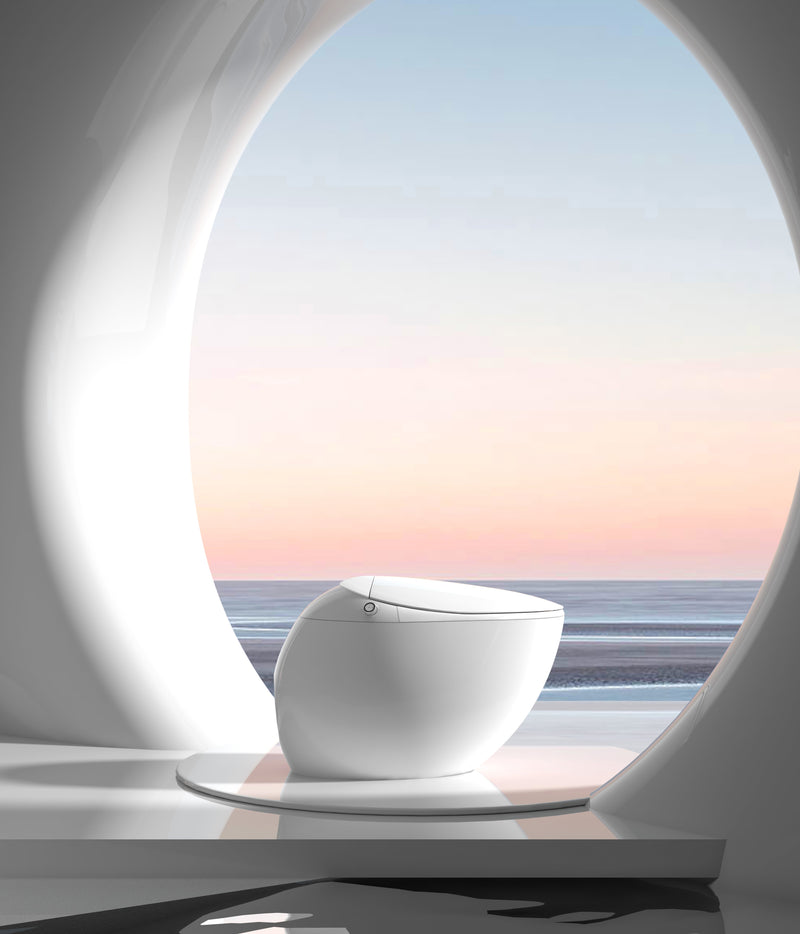 Trone Neoluxe STY1 Smart Bidet Toilet with Voice Control, Efoam, UV Sterilization & Heated Seat