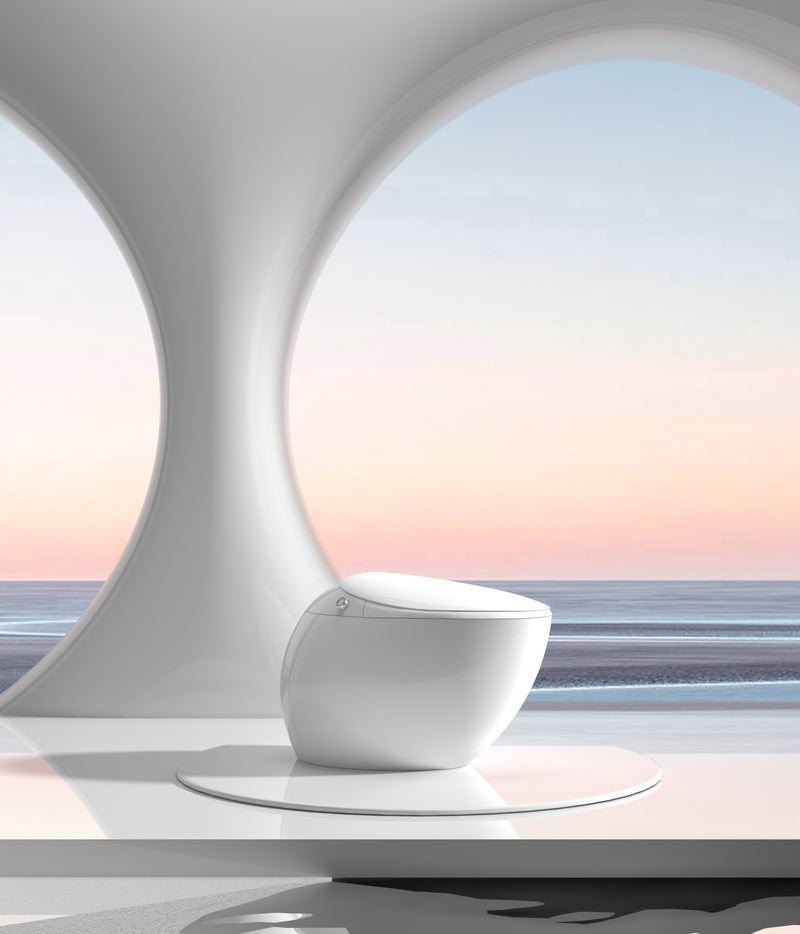 Trone Neoluxe STY1 Smart Bidet Toilet with Voice Control, Efoam, UV Sterilization & Heated Seat