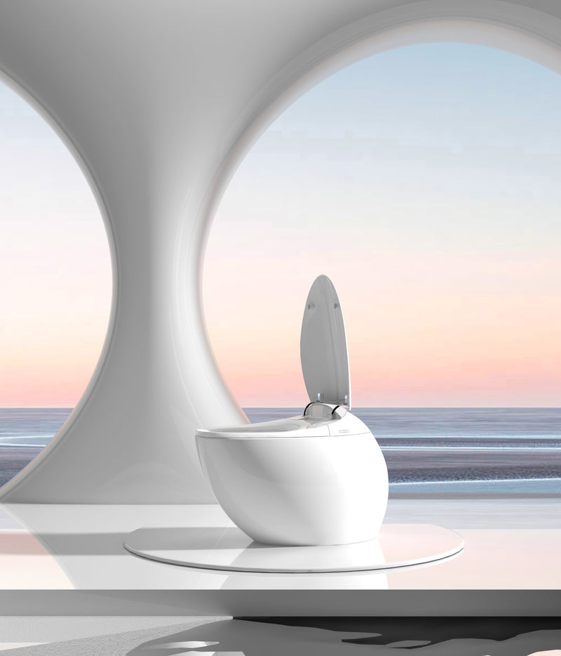 Trone Neoluxe STY1 Smart Bidet Toilet with Voice Control, Efoam, UV Sterilization & Heated Seat