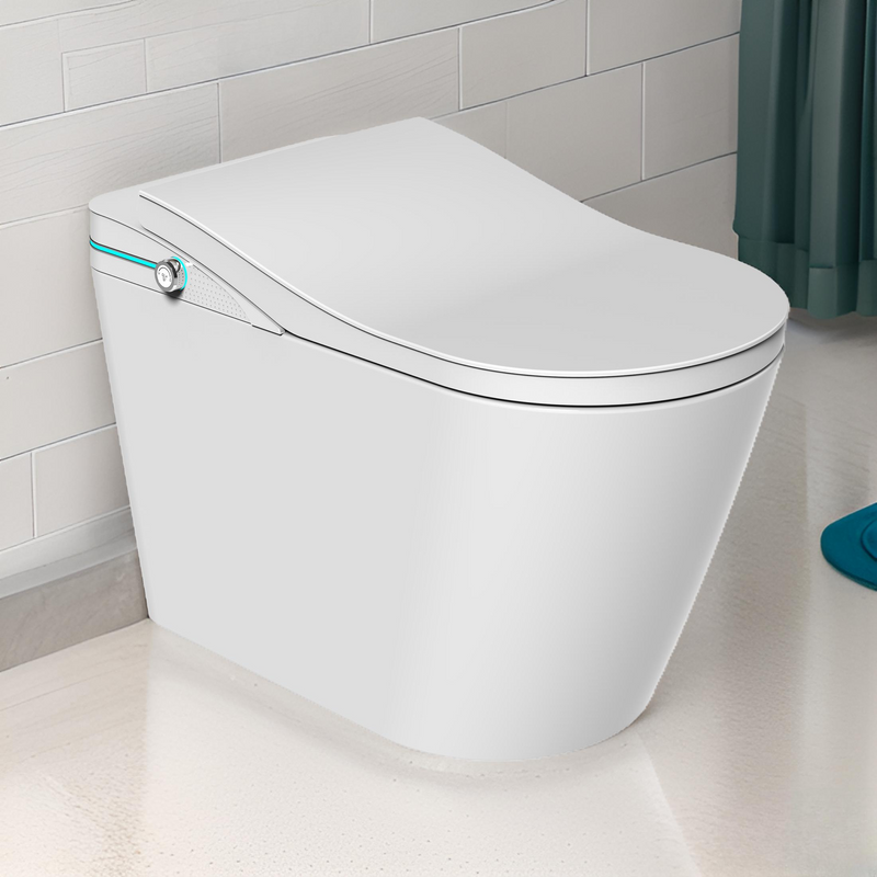 Trone Sanvia STK1 Smart Bidet Toilet with Auto Lid, Auto Flush & Heated Seat, White