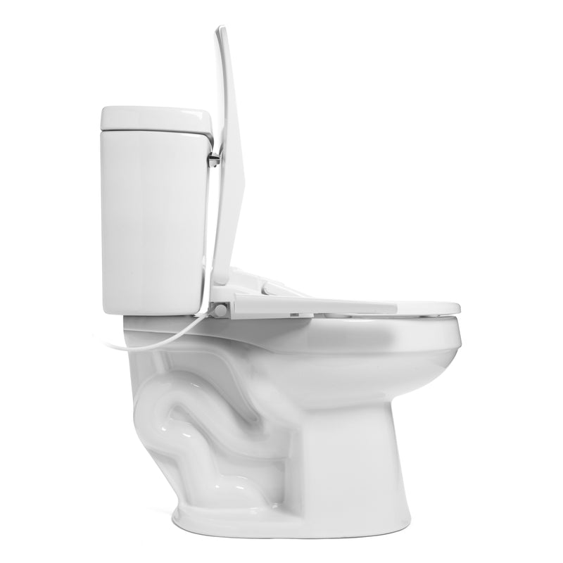 Brondell Swash Thinline T22 Luxury Bidet Toilet Seat with Side Arm Control, White