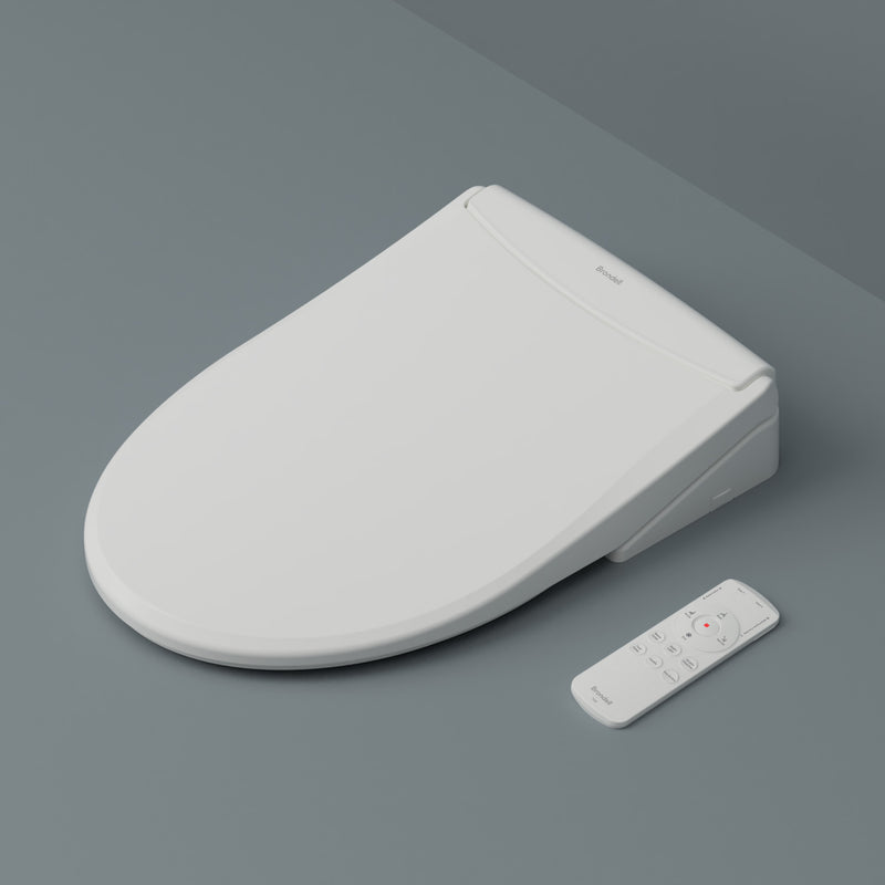 Brondell Swash Thinline T44 Luxury Bidet Toilet Seat with Remote, White