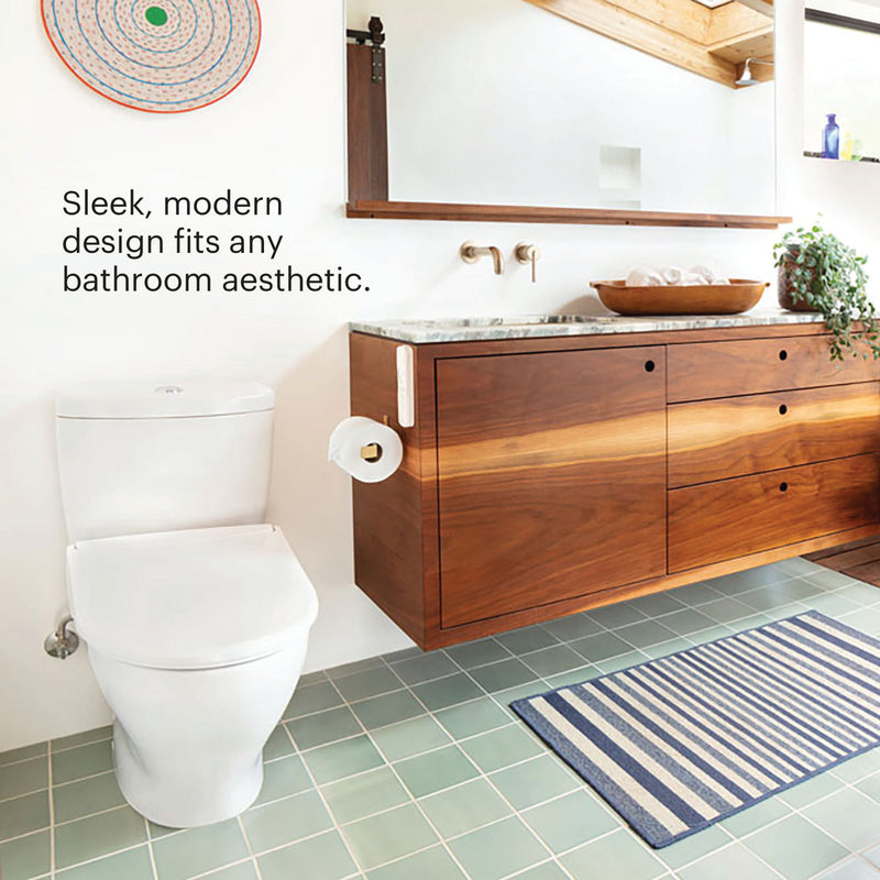 Brondell Swash Thinline T44 Luxury Bidet Toilet Seat with Remote, White