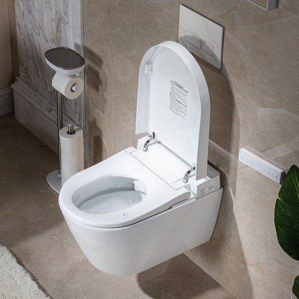 Trone Vivenza STV7216 Wall-Hung Tankless Smart Bidet Toilet with Heated Seat & Auto Flush